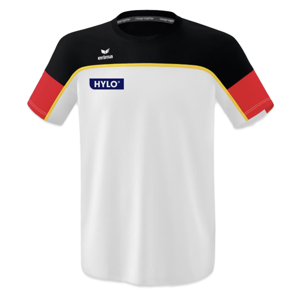 Turn-Team Deutschland Fanshirt - Herren - Weiß/Schwarz/Rot 