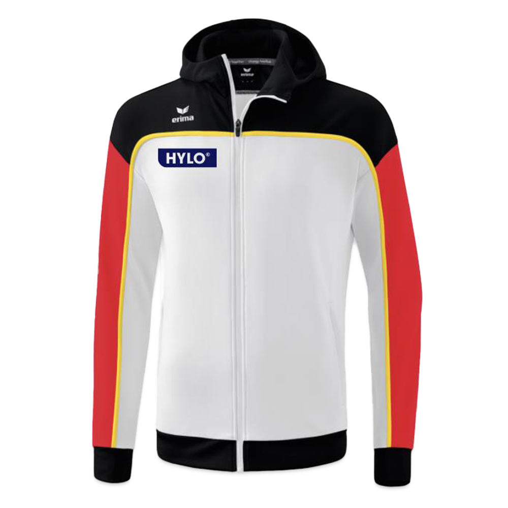 Turn-Team Deutschland Fan Zip-Jacket - Herren - Weiß/Schwarz/Rot 