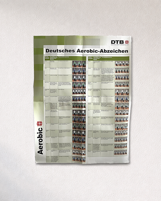 Aerobic-Abzeichen Plakat