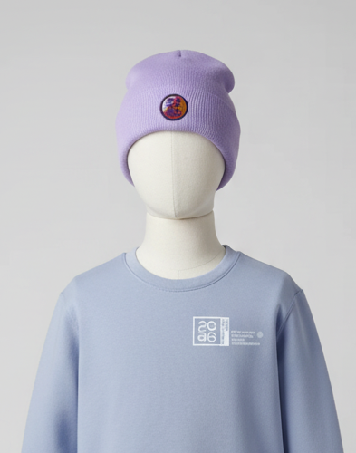 RSG WM Kinder-Mannequin mit lavendel-blauem Sweatshirt