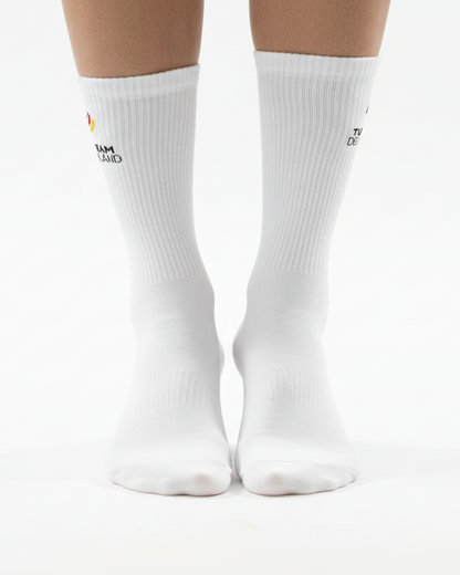 Turn-Team Deutschland Socken Front weißer Hintergrund